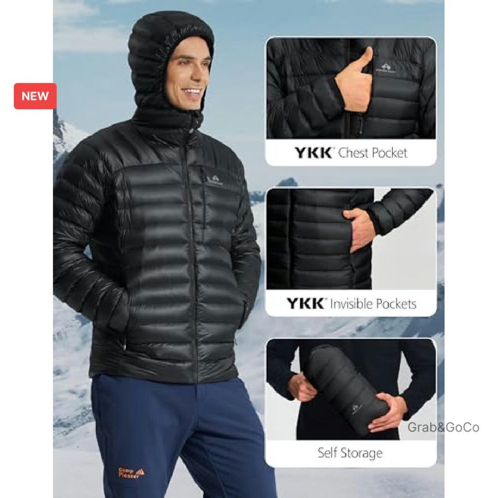 Lightweight Packable Puffer Jacket Men Insulated … - image 8